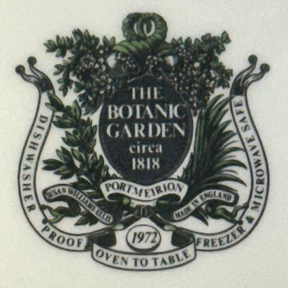 Portmeirion Vintage Botanic Garden England 8.5" Daisy Rim Soup Bowl - Picture 6 of 6